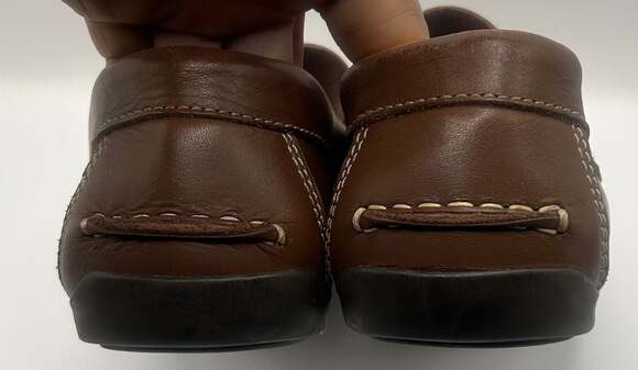 Florsheim Men's Brown Leather Penny Loafers Size 9 - Picture 3 of 5